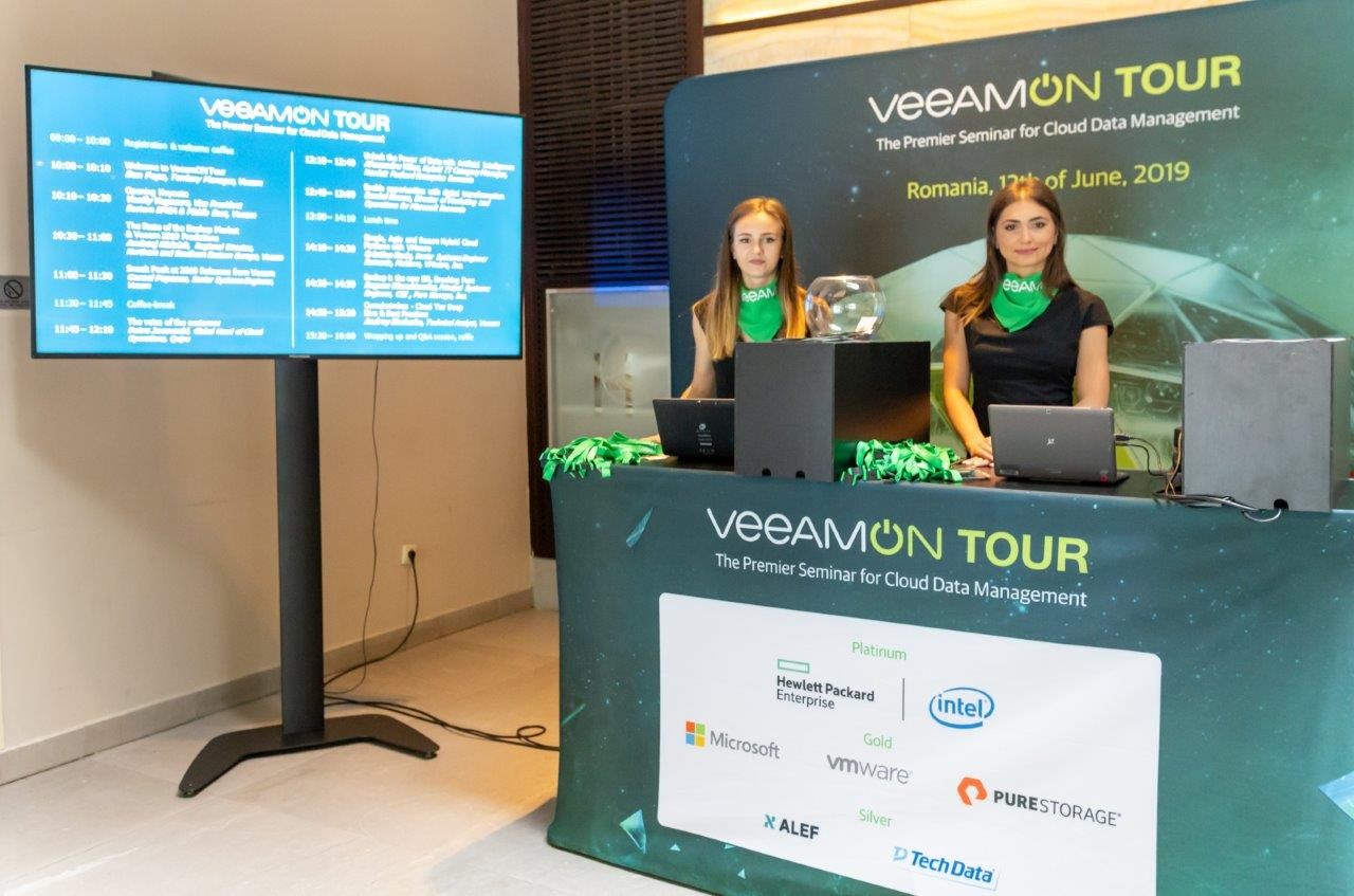 Eveniment corporate VeeamON Tour 2019